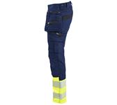 113011498933 Blaklader High Vis Hose Stretch marineblau gelb_3.jpg
